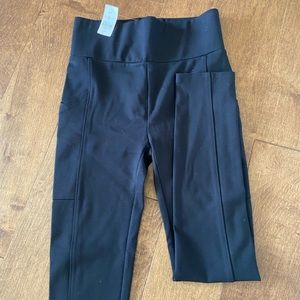 Loft Lou & Grey black ponte pocket leggings XS